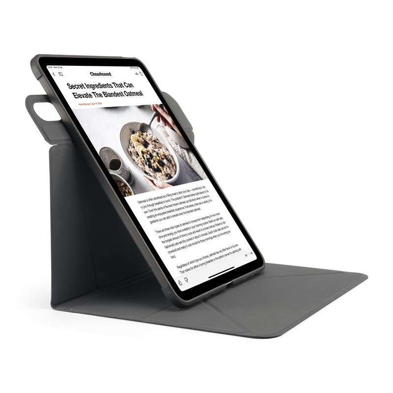 Husa Pipetto Origami No6 Stand, compatibila cu iPad Air 13 inch M3 2025/M2 2024, Black