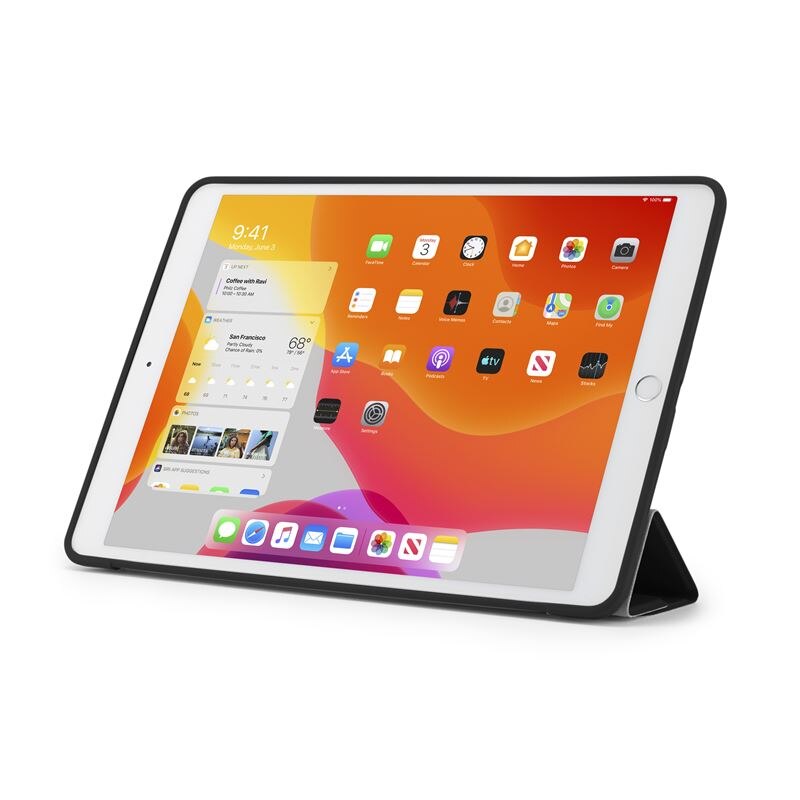 Husa Pipetto Origami No1 Original, iPad 10.2 inch 2021/2020/2019, Negru