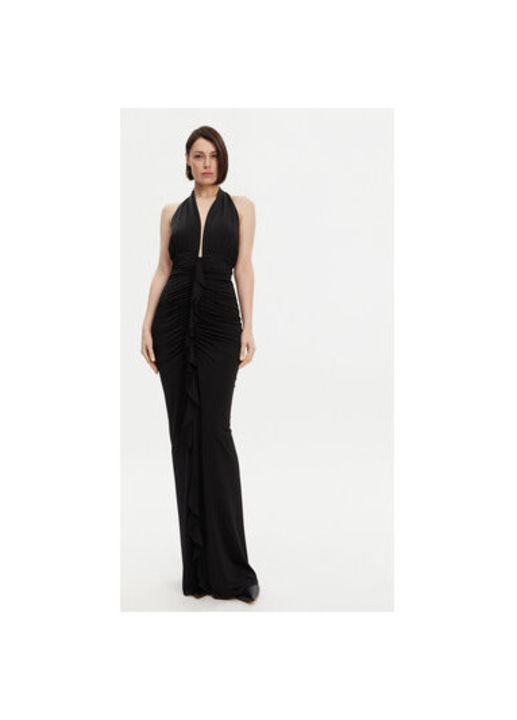 Дамска рокля Access Fashion, 53-3349, Полиестер/Еластан, Черна, Черен, XL