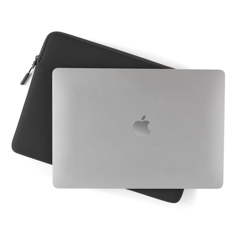 Husa laptop Pipetto Classic Fit Sleeve compatibila cu Macbook 13/14 inch, Negru