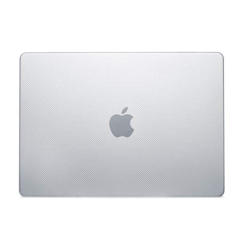 Carcasa Pipetto Hardshell Dots compatibila cu MacBook Air 13.3 inch 2020, Transparent