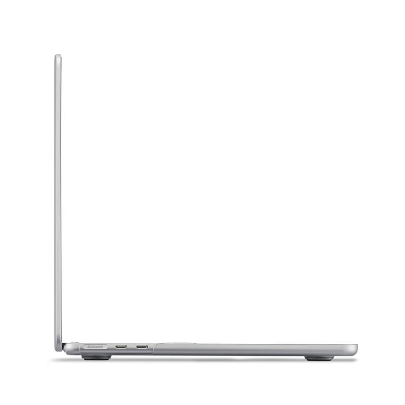 Carcasa Pipetto Hardshell Dots compatibila cu MacBook Air 13.6 inch 2024/2022, Transparent