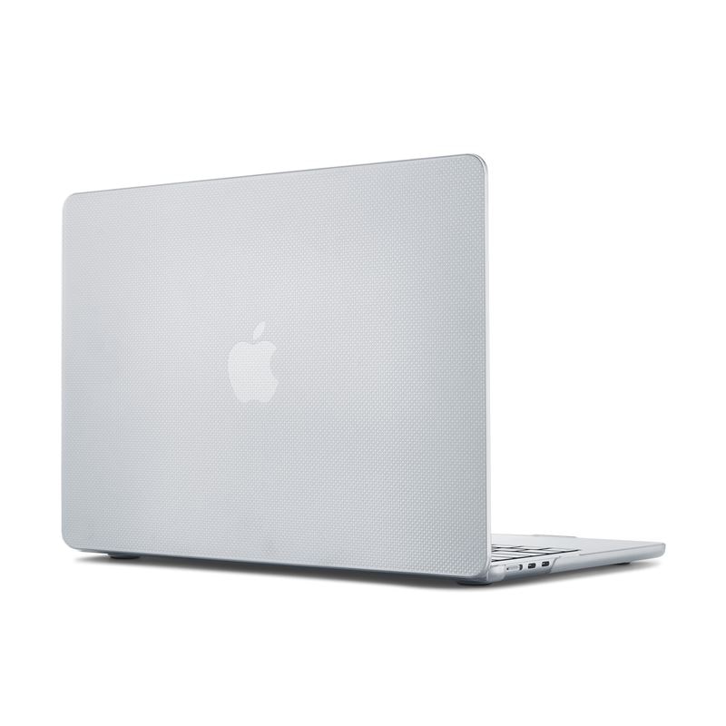 Carcasa Pipetto Hardshell Dots compatibila cu MacBook Air 13.6 inch 2024/2022, Transparent