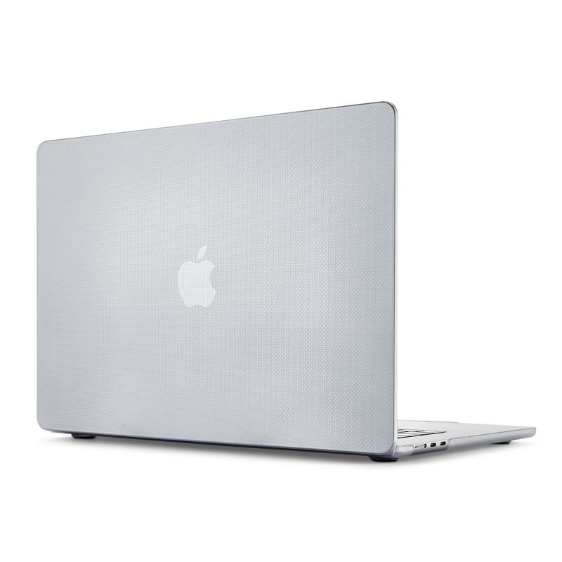 Carcasa Pipetto Hardshell Dots compatibila cu MacBook Air 15 inch 2024/2023, Transparent