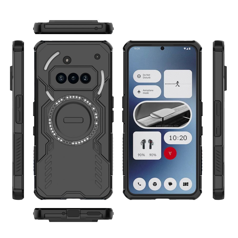 Husa pentru Nothing Phone (3a) ArmorMag, Magsafe, Antisoc, Calitate Premium, Protectie Superioara, DaDen, Negru