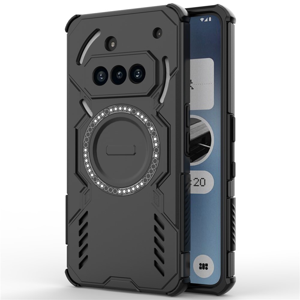 Husa pentru Nothing Phone (3a) ArmorMag, Magsafe, Antisoc, Calitate Premium, Protectie Superioara, DaDen, Negru