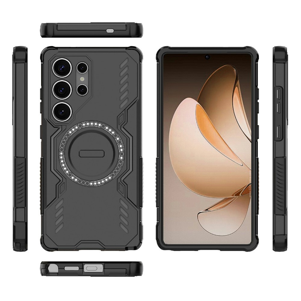 Husa pentru Samsung Galaxy S25 Ultra ArmorMag, Magsafe, Antisoc, Calitate Premium, Protectie Superioara, DaDen, Negru