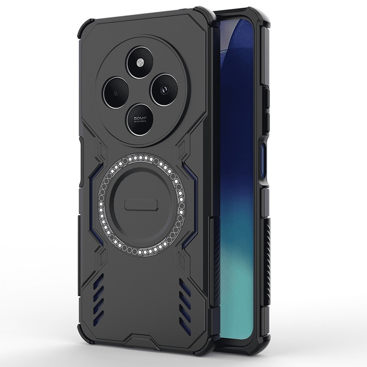 Калъф за Xiaomi Redmi 14C, Поликарбонат, Stef's Cat, Черен