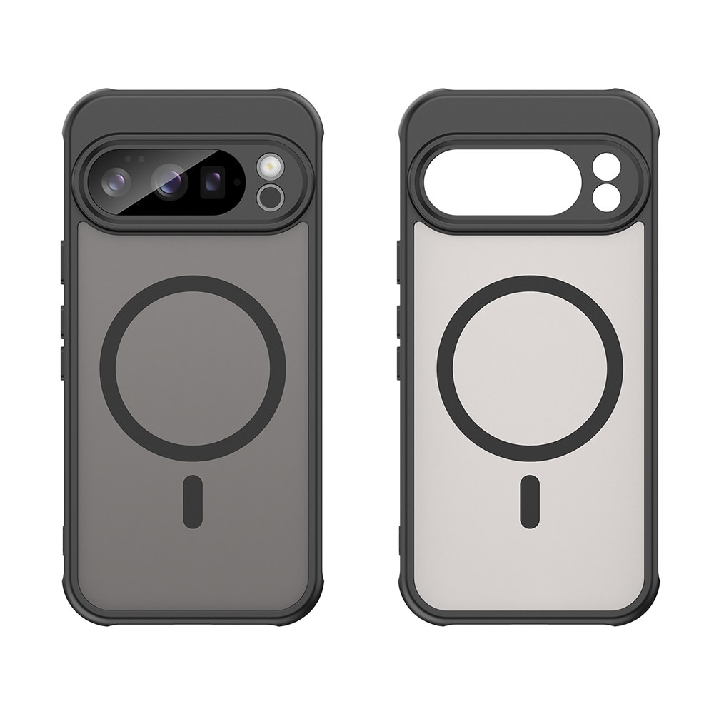 Husa pentru Google Pixel 10 Pro cu protectie pentru lentile si MagSafe EasyCharge Ghost Series Anti-ingalbenire frosted - Negru