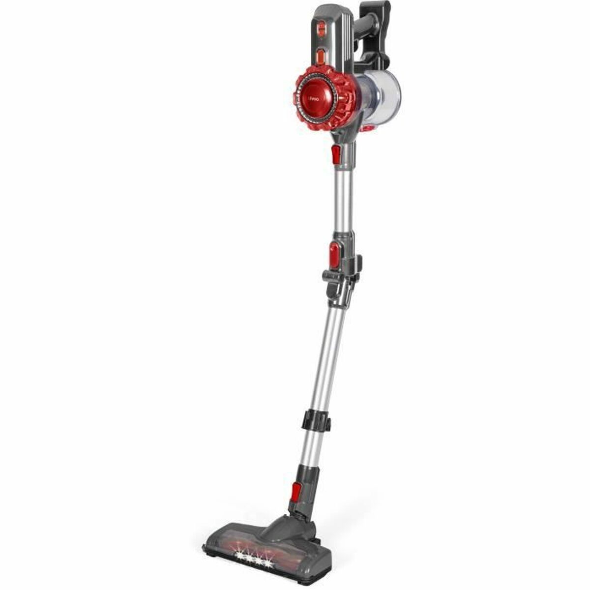 Aspirator vertical Livoo, 100 W, 150 W, gri, cu LED, filtru HEPA