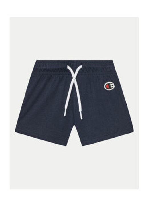Set tricou si pantaloni scurti fete Champion, 307055, Bumbac, 86 CM, Bleumarin/Roz