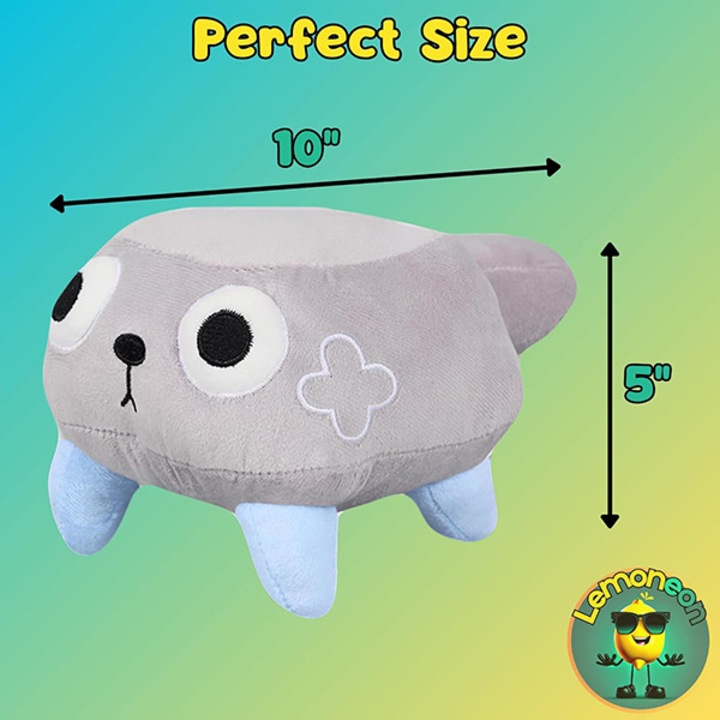 Детска играчка-възглавница Dandy's World - мека, безопасна и удобна - идеален подарък за бебета над 3 години, 25 см, дизайн със слънчогледи, удобен и антиалергичен материал, безопасна и издръжлива за спокоен сън