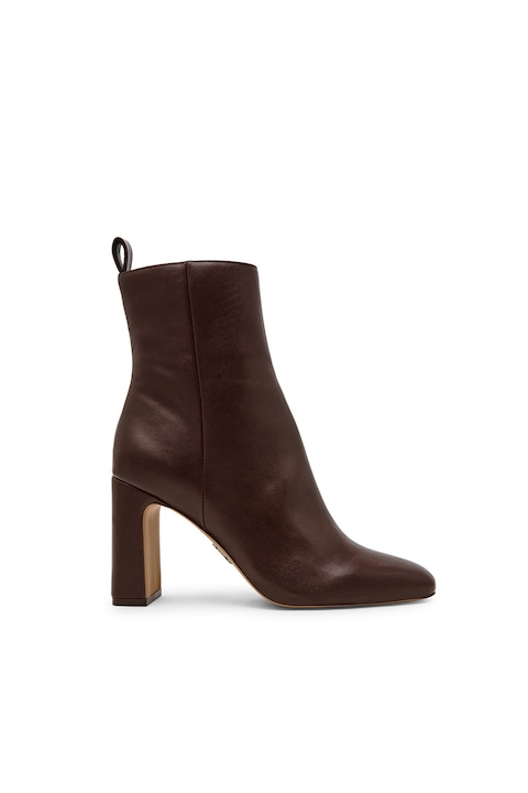 Steve Madden, Botine de piele ecologica Adelise, Maro cognac