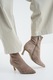 Steve Madden, Botine din piele intoarsa Lulah, Maro taupe