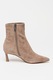 Steve Madden, Botine din piele intoarsa Lulah, Maro taupe