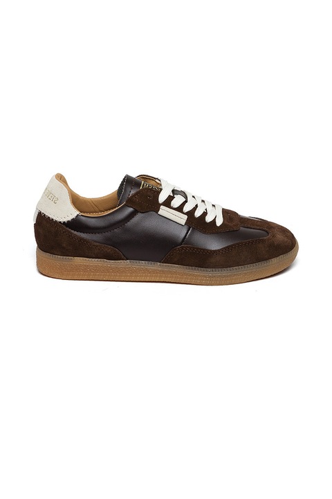 Steve Madden, Pantofi sport Emporia low-cut, Maro inchis