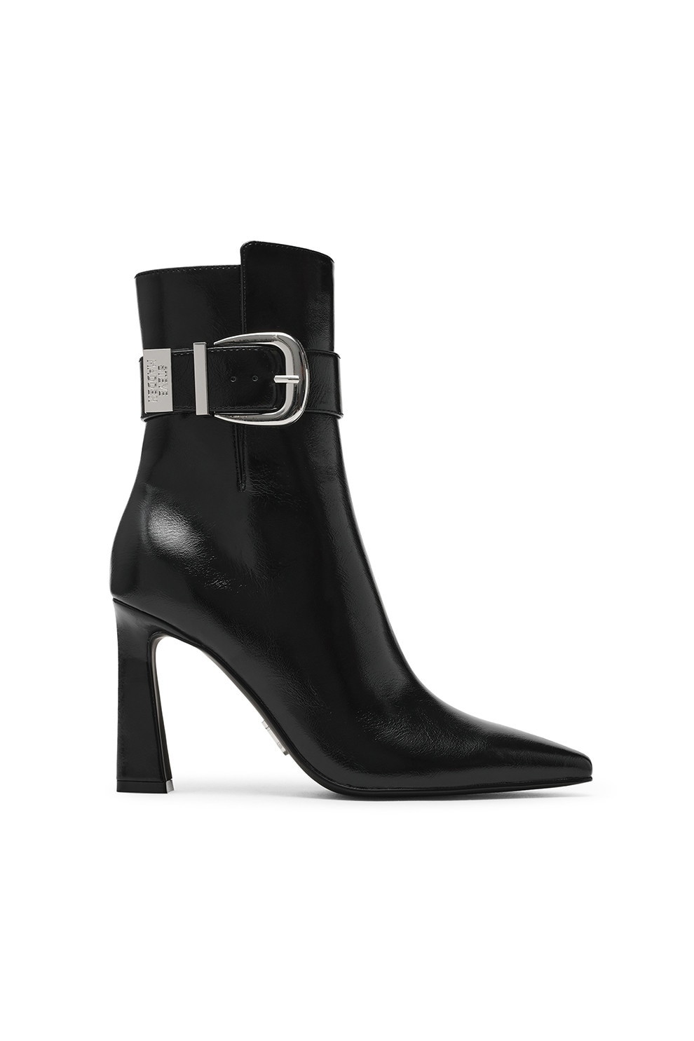 Love Moschino, Botine fara inchidere cu toc inalt, Negru, 37 - eMAG.ro