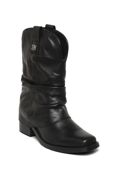 Steve Madden, Ghete de piele fara inchidere Qiana, Negru