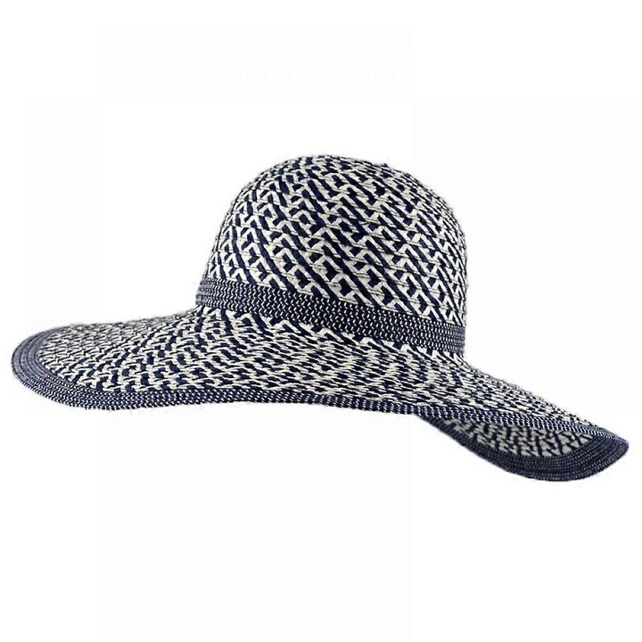 Panama napkalap nőknek, strandkalap UPF50 UV-védelemmel, összecsukható, széles karimájú