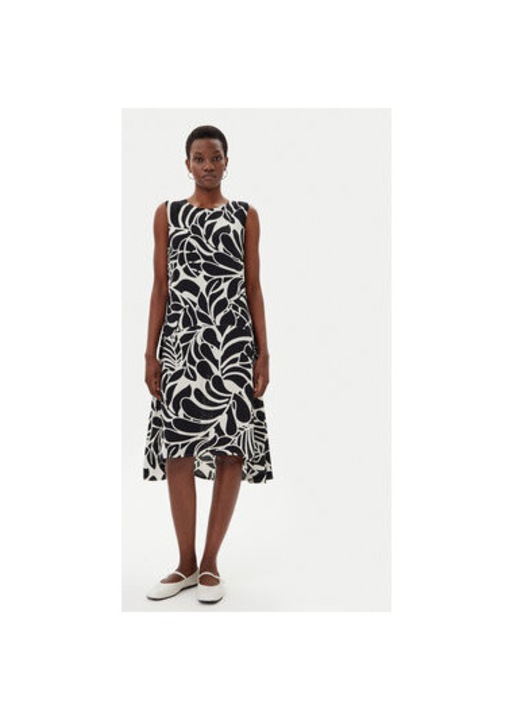 Olsen női ruha, 13002001, viszkóz, fekete, Fekete