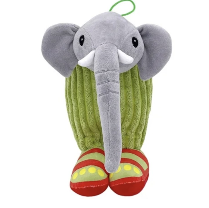 Jucarie de plus Lirili Larila – Gri/Verde Italian Brainrot