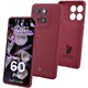 Husa Bizon Soft Case pentru Motorola Edge 60 Pro, Violet inchis