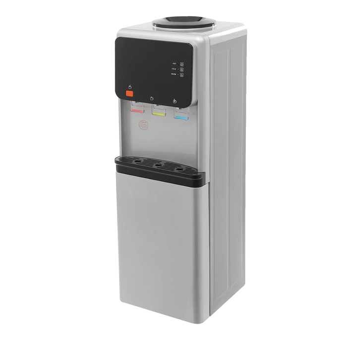 Dozator de apa, functie de apa calda si rece, design independent, gri, 30x31x95cm