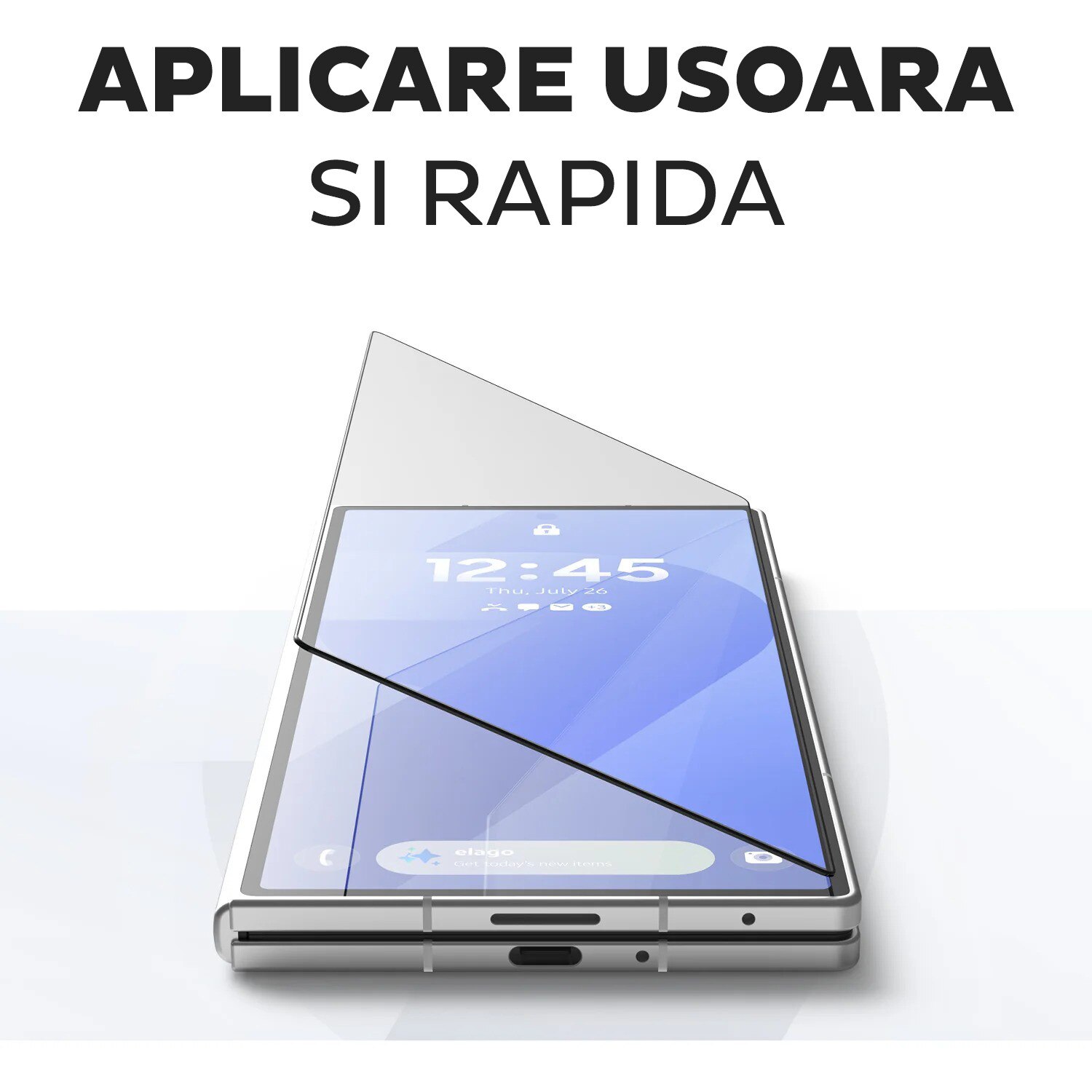 Folie Sticla pentru Samsung Galaxy Z Fold 7 Daden MaxProtection, Full Cover, Protectie Profesionala, Ultra Rezistenta, Calitate Premium