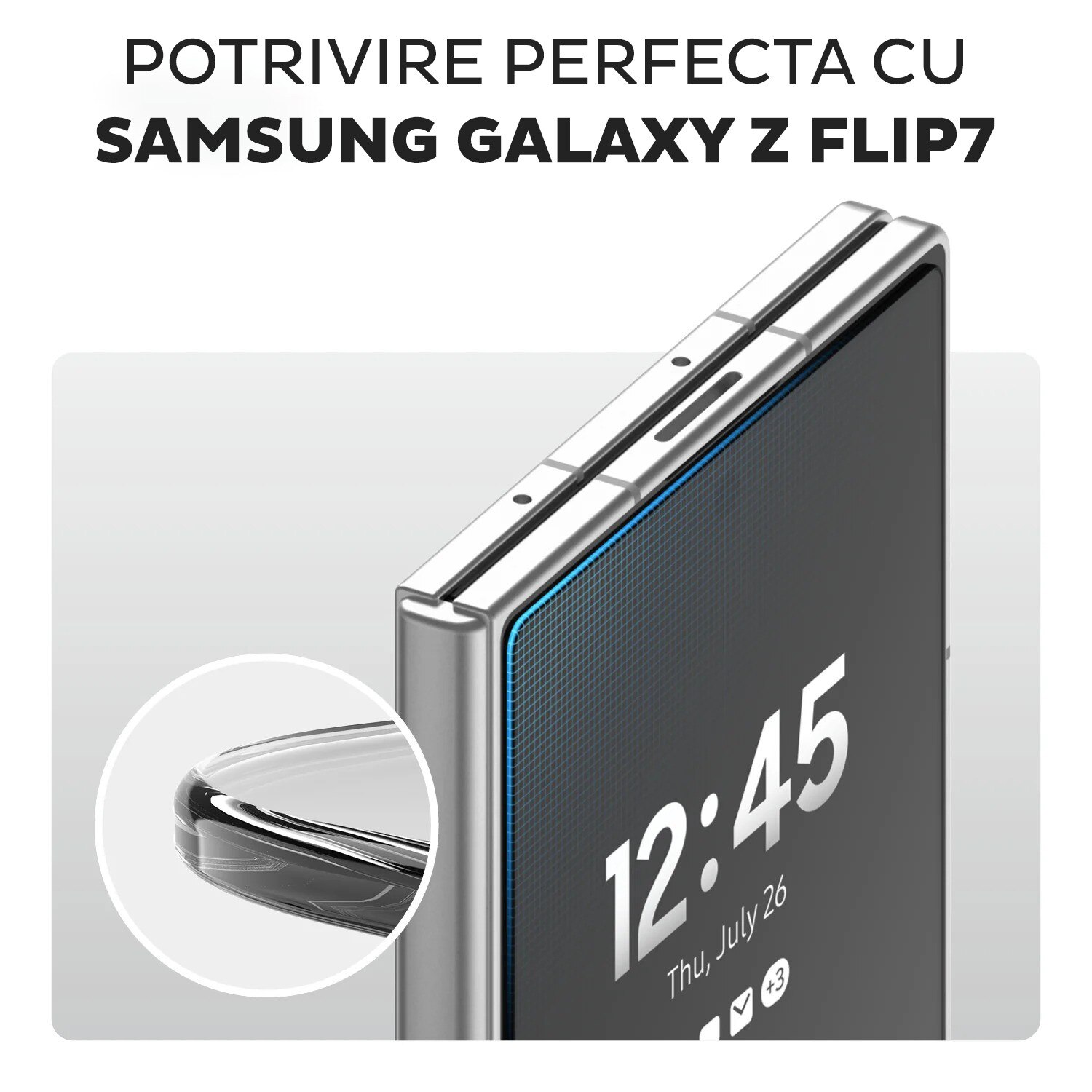 Folie Sticla pentru Samsung Galaxy Z Fold 7 Daden MaxProtection, Full Cover, Protectie Profesionala, Ultra Rezistenta, Calitate Premium