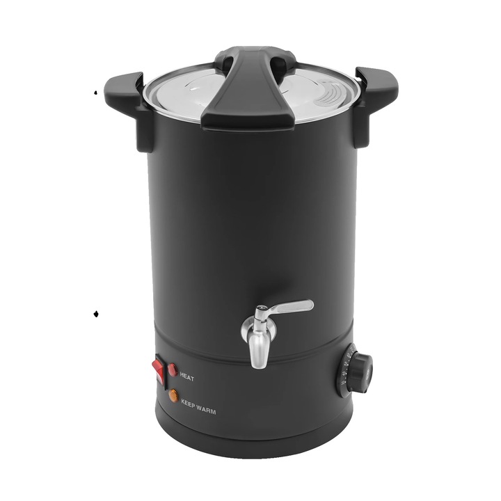 Cuptor pentru topirea ceara, 1800 W, incalzitor rapid pentru ceara, control uniform al temperaturii pentru saloane, spa-uri si fabricarea lumanarilor DIY, 8 L
