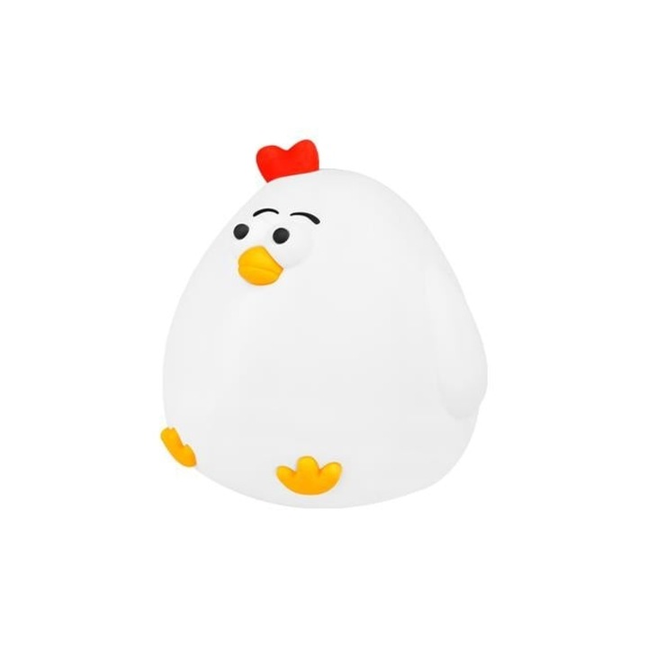 LED éjszakai fény, 1W, tyúkmodell, meleg fény (3000K), USB-C töltés, Masterled