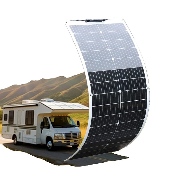 Panou solar flexibil, monocristalin, impermeabil, 95W, 1050x400x3mm