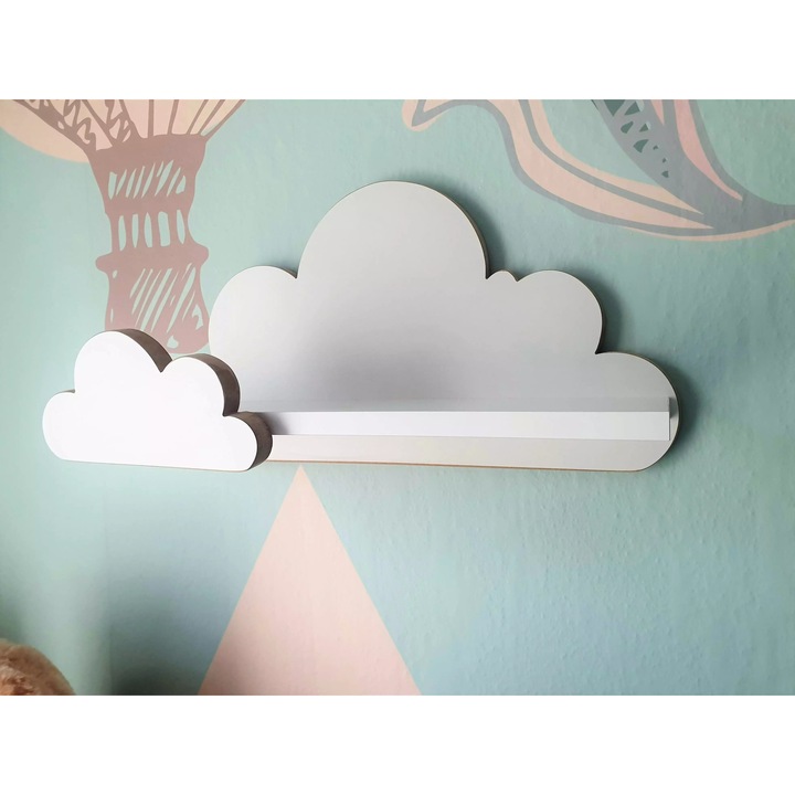 Chmurka Moliland LAGUNA polc, fehér, 18 mm, méretek a műszaki adatok között találhatók