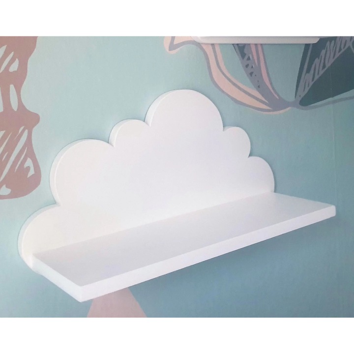 Raft nori, Moliland, MDF, alb