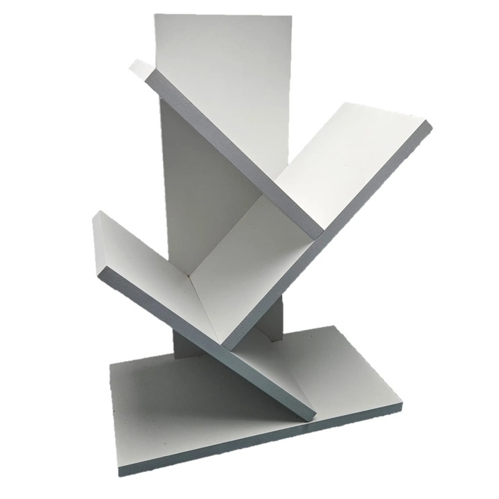 Raft pentru carti, Moliland, Prestige, alb, 42x57cm, 23cm