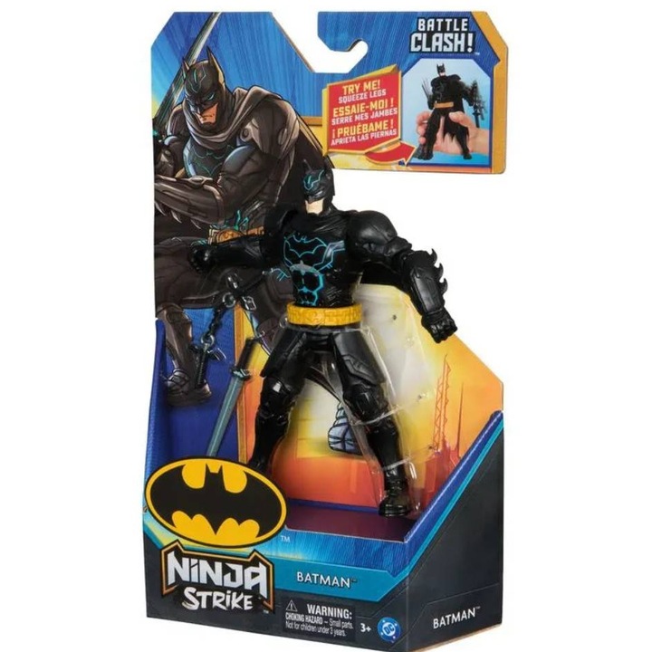 Figura Batman, Ninja Strike, Batman, 15 Cm
