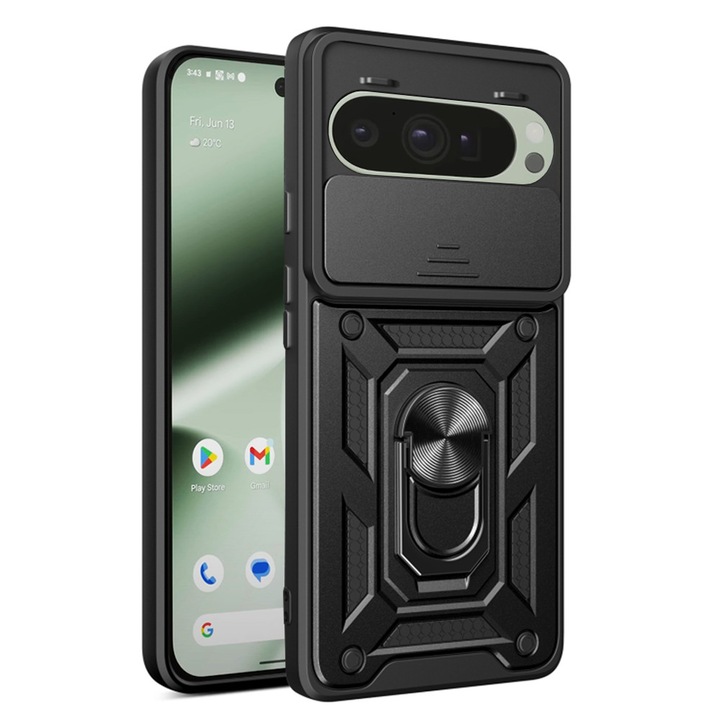 Husa pentru Google Pixel 10 / 10 Pro - Techsuit CamShield Series - Black
