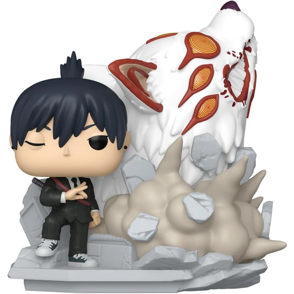 Figurina Funko Pop Moment, Chainsaw Man, Aki, Fox Devil, 16 cm