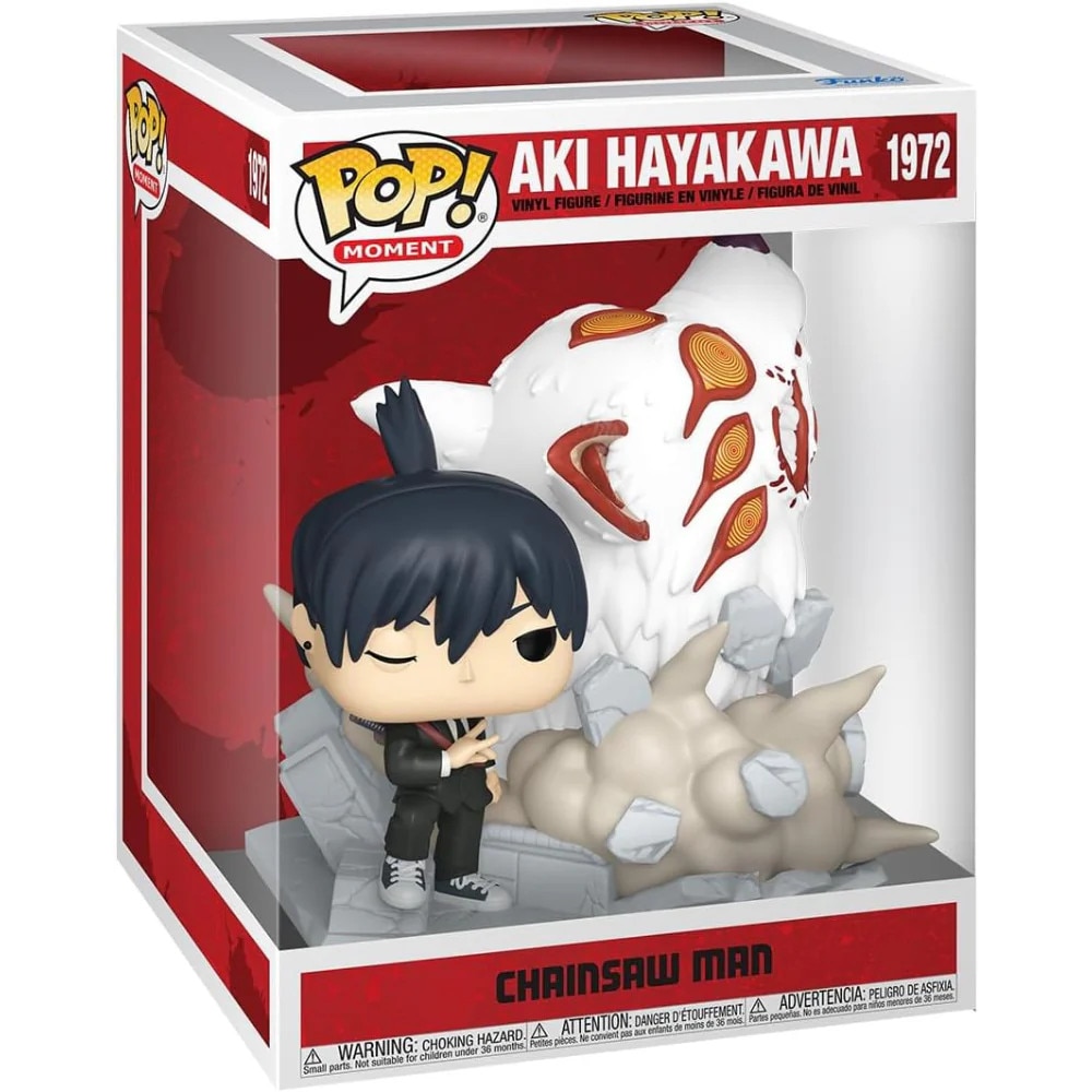 Figurina Funko Pop Moment, Chainsaw Man, Aki, Fox Devil, 16 cm