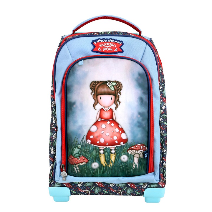 Troller Gorjuss Little Mushroom 3 compartimente 34x46x22cm