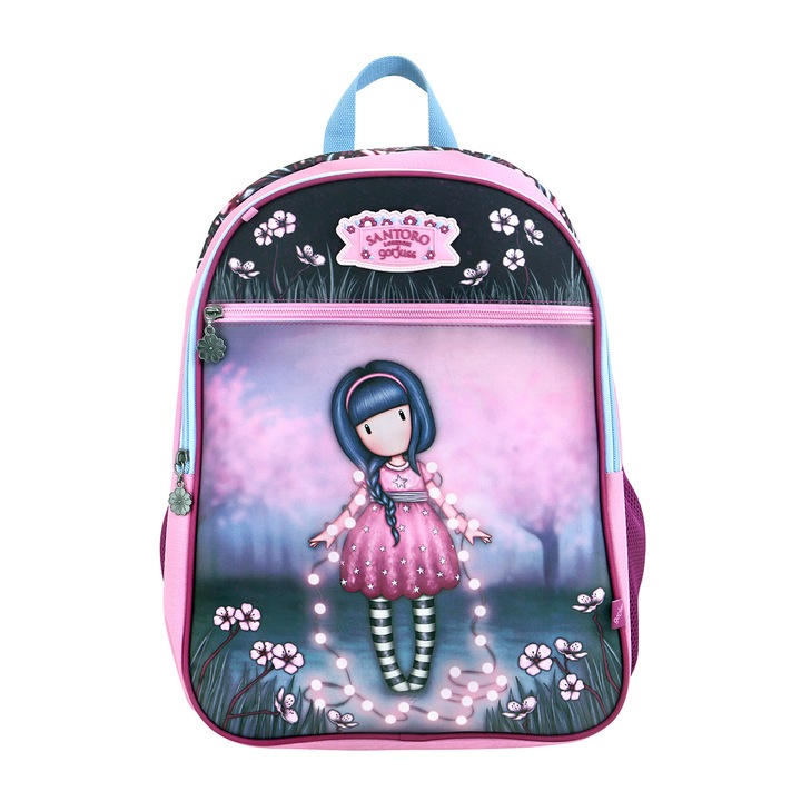 Gorjuss Fairy Dusk iskolatáska, 1 rekesz, 33x43x20 cm