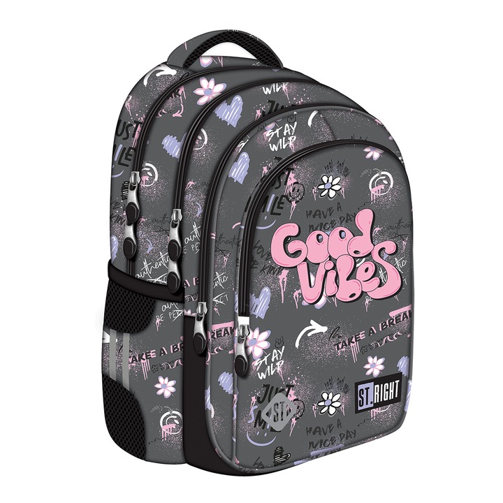 Ghiozdan BP58 4compartimente ST Right colectia Good Vibes