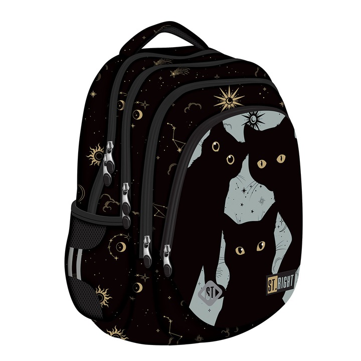 Ghiozdan BP06 4compartimente ST Right coletia Night Cats