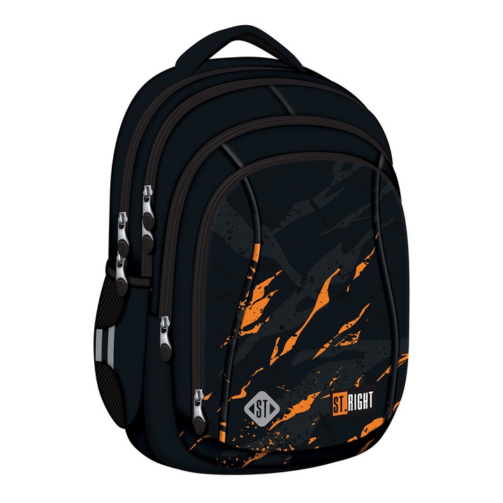 Ghiozdan BP04 ST Right colectia Lava 4 compartimente