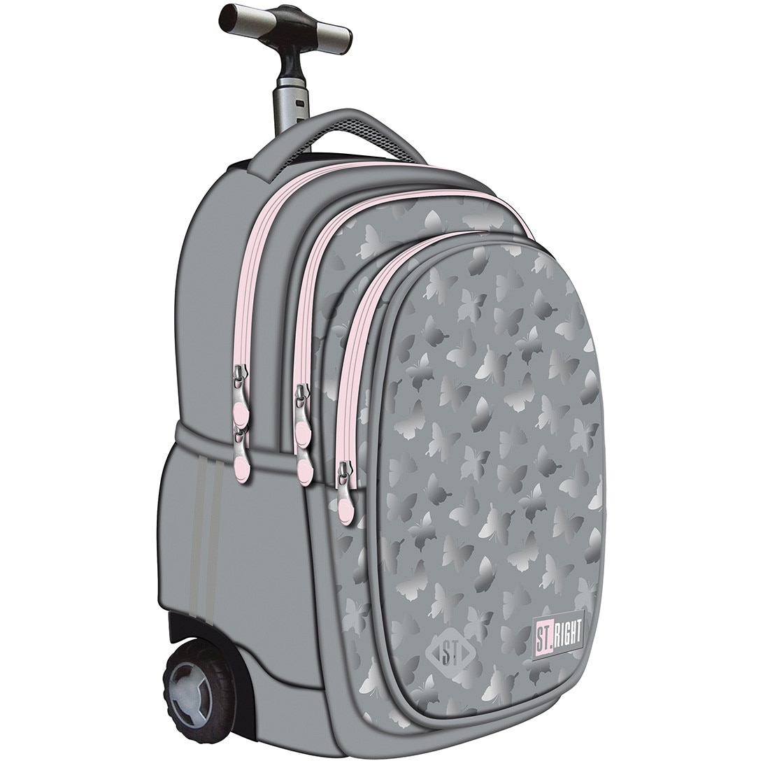 Troller TB01 ST Right 4compartimente colectia Silver Butterflies