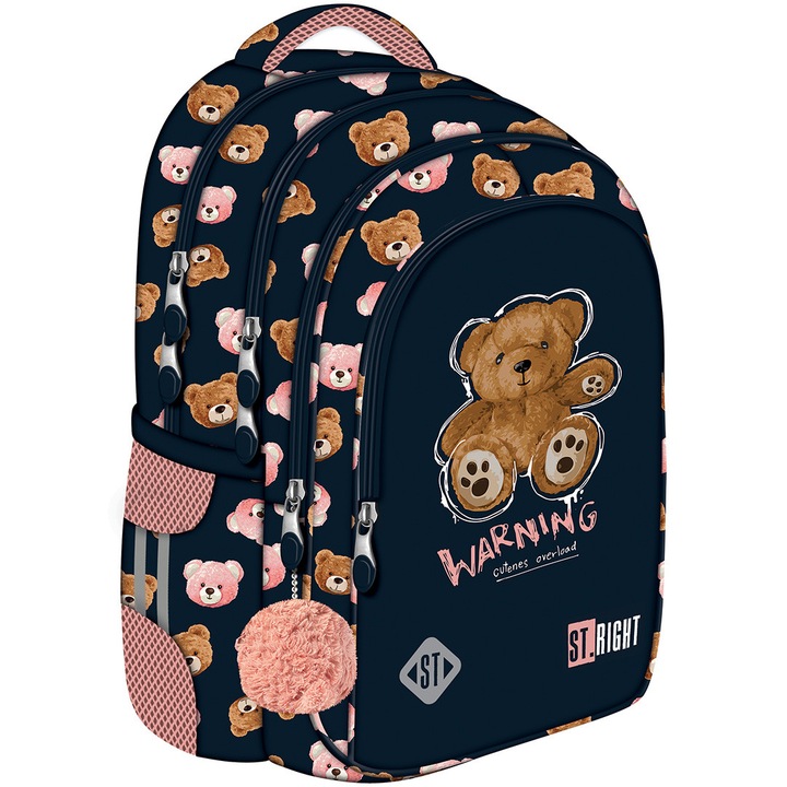 Ghiozdan BP58 4compartimente ST Right colectia Teddy Bear