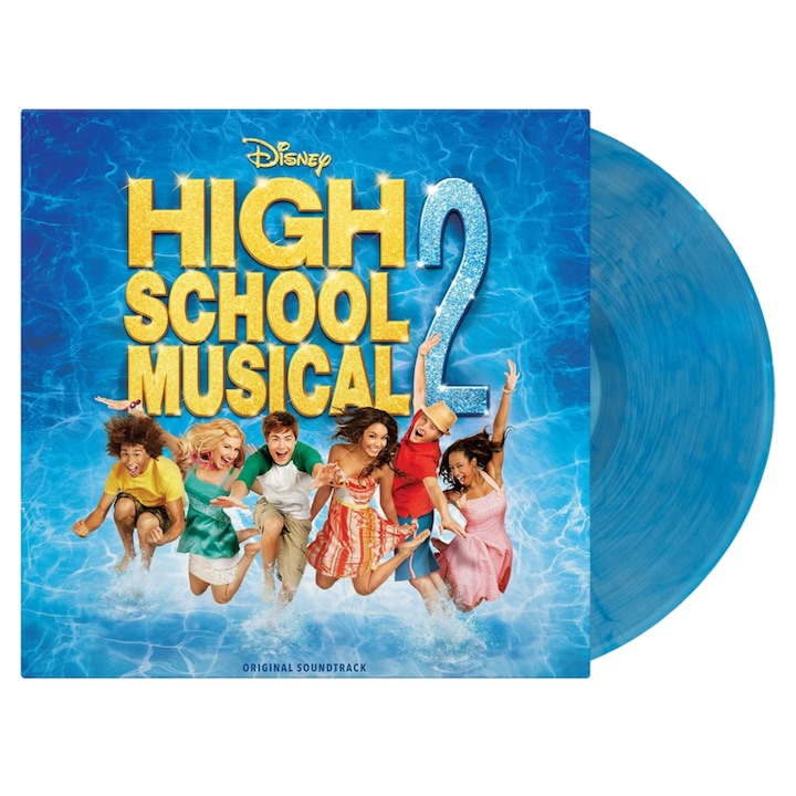 Vinil HIGH SCHOOL MUSICAL 2 OST, Disney, 10 melodii, albastru deschis