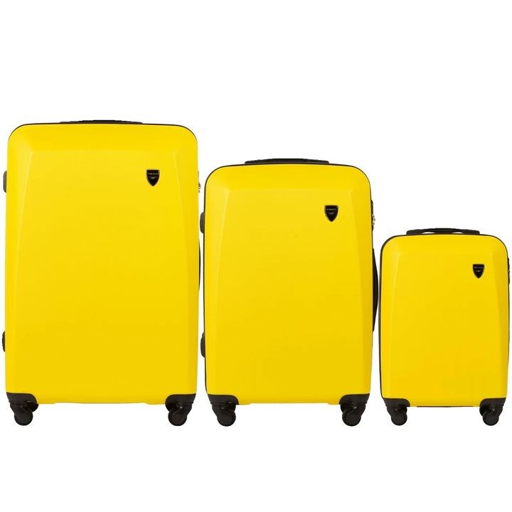 Комплект колички, 3 части, ABS материал, 4 въртящи се колела, височини: 76 см, 66 см, 57 см