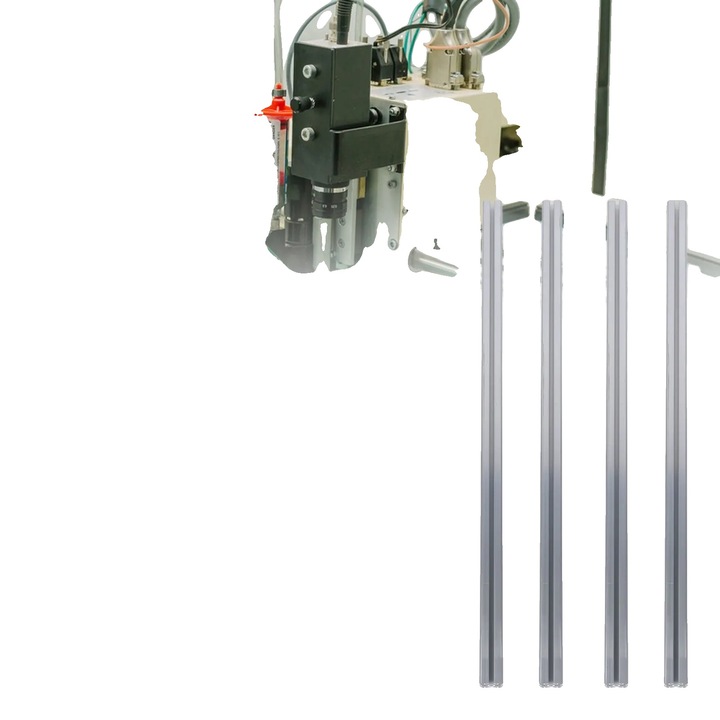 Profil de extrudare din aluminiu, 1000mm, design T-slot, usor si durabil, ideal pentru proiecte DIY