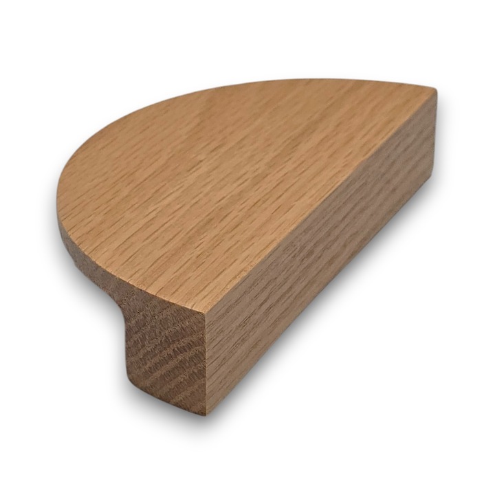 Maner de mobilier, lemn, SEMI, forma semicirculara, interior